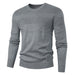 Maglioni da uomo girocollo casual a maniche lunghe in cotone pullover autunno slim maglione top per lavoro
