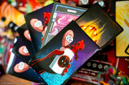 Marvel Dice Throne: Deadpool "Deluxe" Edition, Dice-Rolling Battle Game, Play as Deadpool with Unique Abilities, Stand-Alone Expansion & Compatible with All Dice Throne Heroes, Officially Licensed