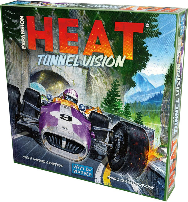 Days of Wonder | Heat - Tunnel Vision | Pedal to the Metal Expansion | Board Game | Ages 10+ | 1-6 Players | 60+ Minutes Playing Time