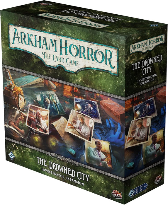 Fantasy Flight Games | Arkham Horror The Card Game: The Drowned City Investigator Expansion | Cooperative Game | Ages 14+ | 1-4 Players | 1-2 Hours Playing Time