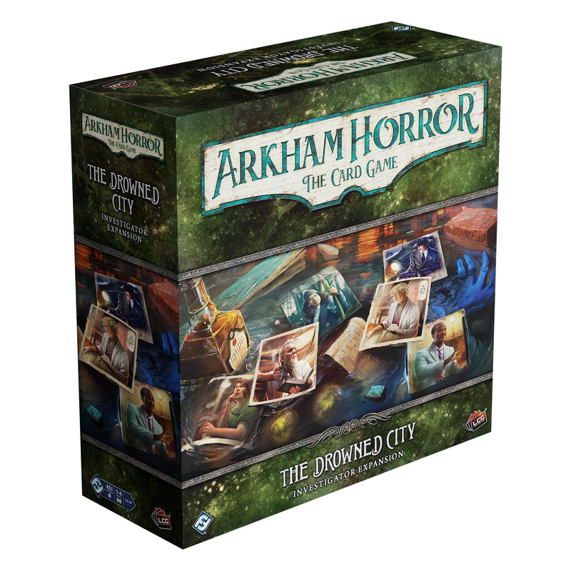Fantasy Flight Games | Arkham Horror The Card Game: The Drowned City Investigator Expansion | Cooperative Game | Ages 14+ | 1-4 Players | 1-2 Hours Playing Time