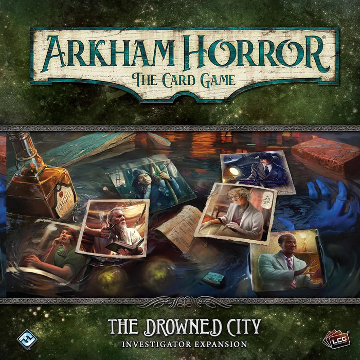 Fantasy Flight Games | Arkham Horror The Card Game: The Drowned City Investigator Expansion | Cooperative Game | Ages 14+ | 1-4 Players | 1-2 Hours Playing Time