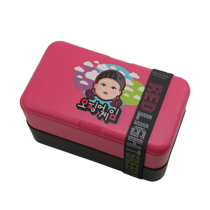 Cinereplicas Squid Game – Bento Squid Game Box – 18 x 10 x 10.5 cm – Officially Licensed
