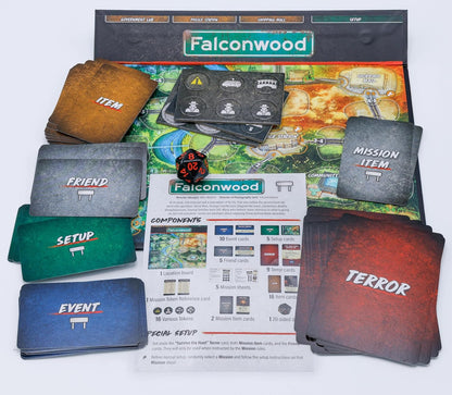 Van Ryder Games - Horror Board Game - Final Girl - The Falconwood Files - Feature Film Box - Core Box Required - 1 Player - 20-60 Minutes Gameplay - Teens & Adults, Ages 14+ (English Version