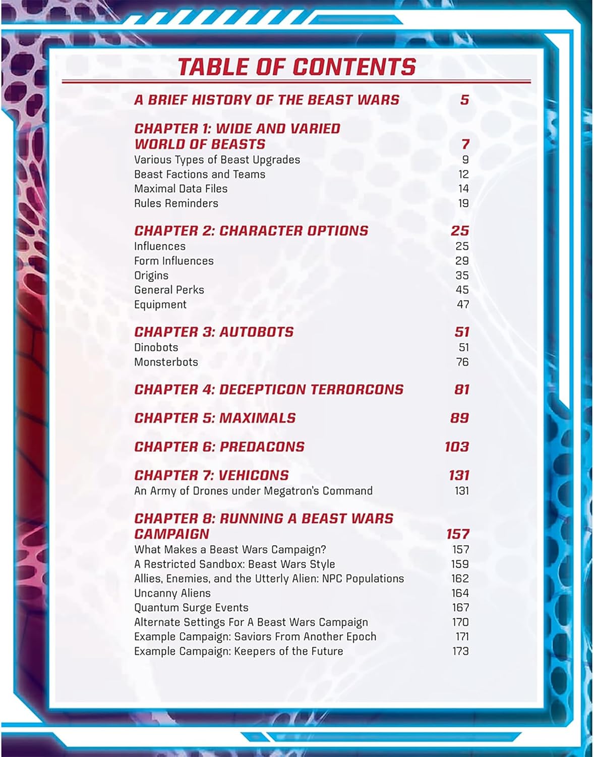 Transformers Roleplaying Game Technorganic Secrets Sourcebook