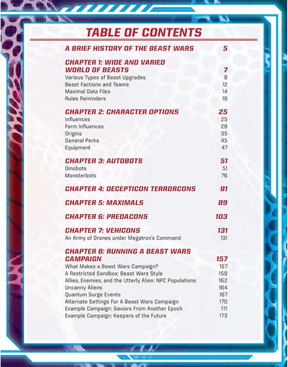 Transformers Roleplaying Game Technorganic Secrets Sourcebook