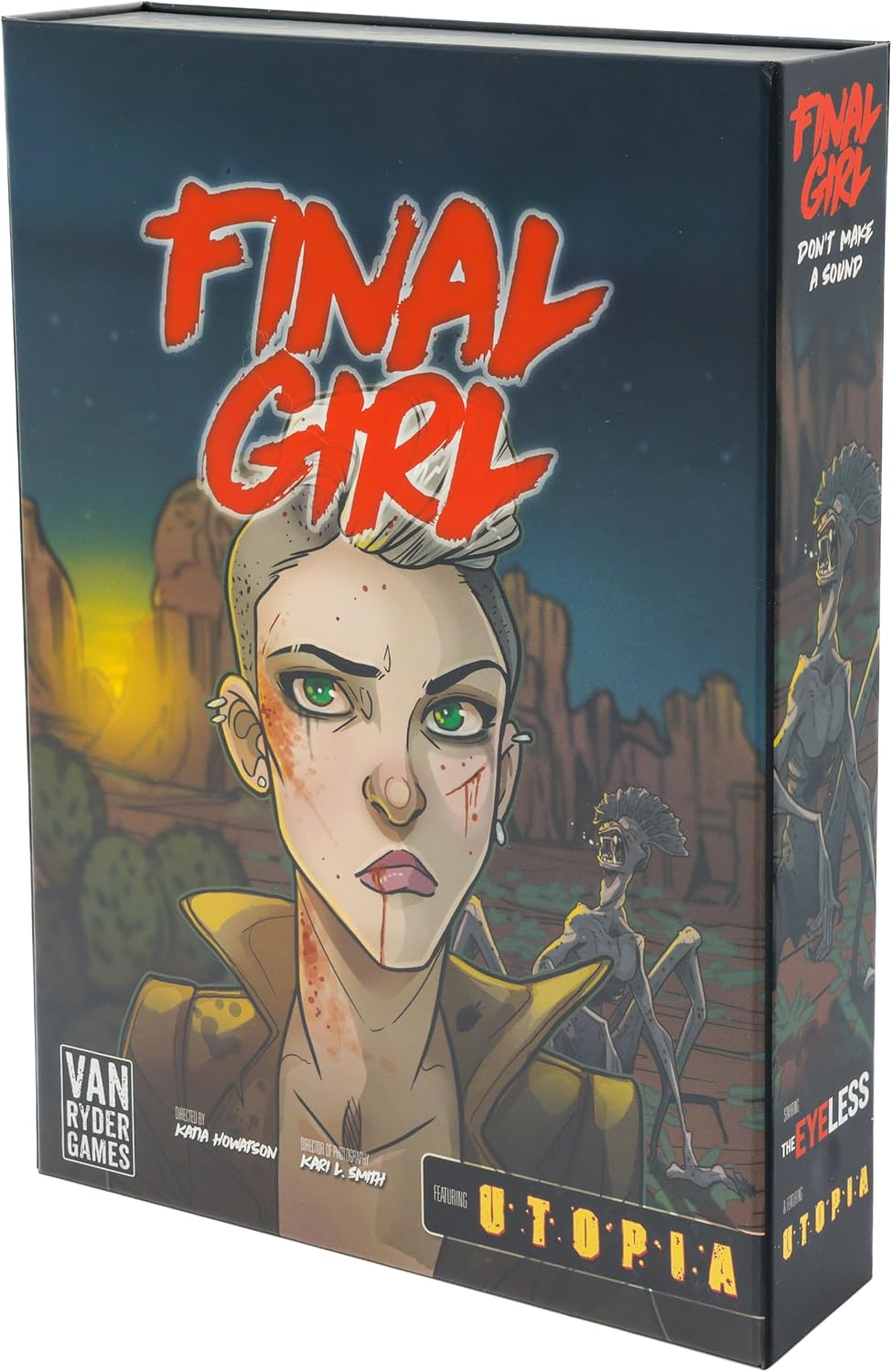 Van Ryder Games - Horror Board Game - Final Girl - Don't Make a Sound - Feature Film Box - Core Box Required - 1 Player - 20-60 Minutes Gameplay - Teens & Adults, Ages 14+ (English Version