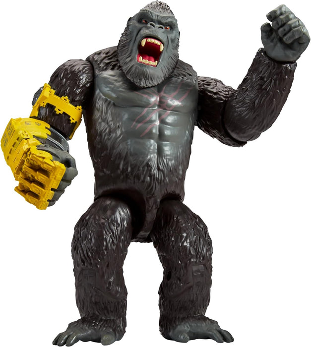Monsterverse - Figura Giant King Kong basada en la película de Godzilla vs. Kong, Figura de 28 cm, Accesorios incluidos para recrear luchas, Múltiple puntos de articulación, +3 años, Famosa (MN300200