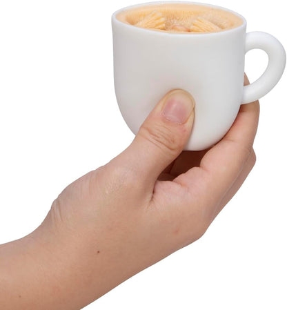 Schylling Pup in a Cup - Aprieta para revelar adorables compañeros con temática de cafeína, el estilo puede variar (paquete de 1