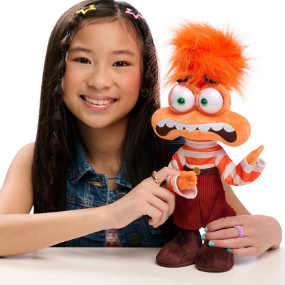Just Play Disney und Pixar Alles Steht Kopf 2 – Shaking with Anxiety – Plüschpuppe, 33 cm groß, mit Soundeffekten, Kinderspielzeug ab 3 Jahren