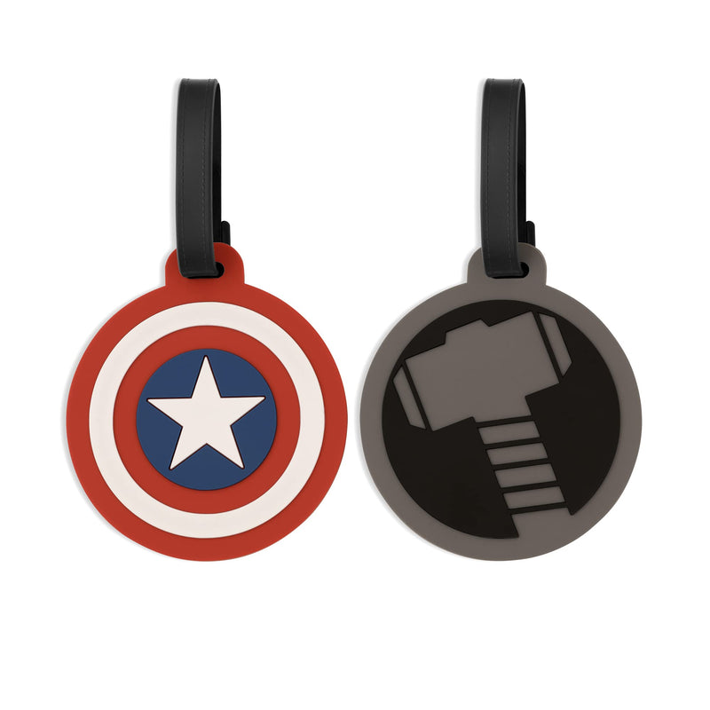 Peers Hardy - Disney Marvel Thor and Captain America 2 Piece Luggage Tag Set