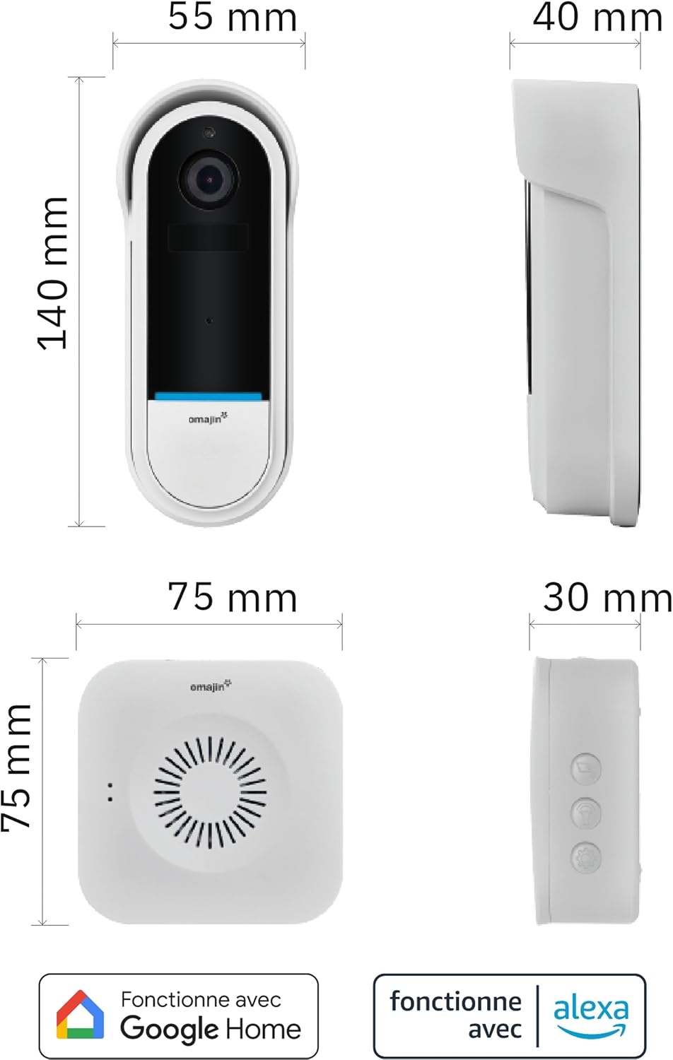 Omajin - Wireless Video Doorbell Eu