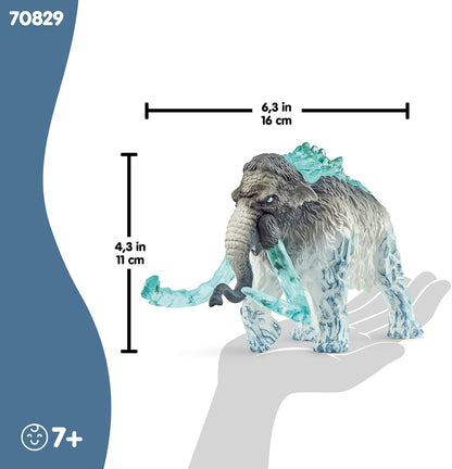 SCHLEICH ELDRADOR Creatures | Frostmammut 70829 | ELDRADOR Monster Spielfigur mit beweglichen Stoßzähnen | tolles Geschenk für Mädchen und Jungen | Spielzeug ab 7 Jahren | 9 x 16 x 11 cm