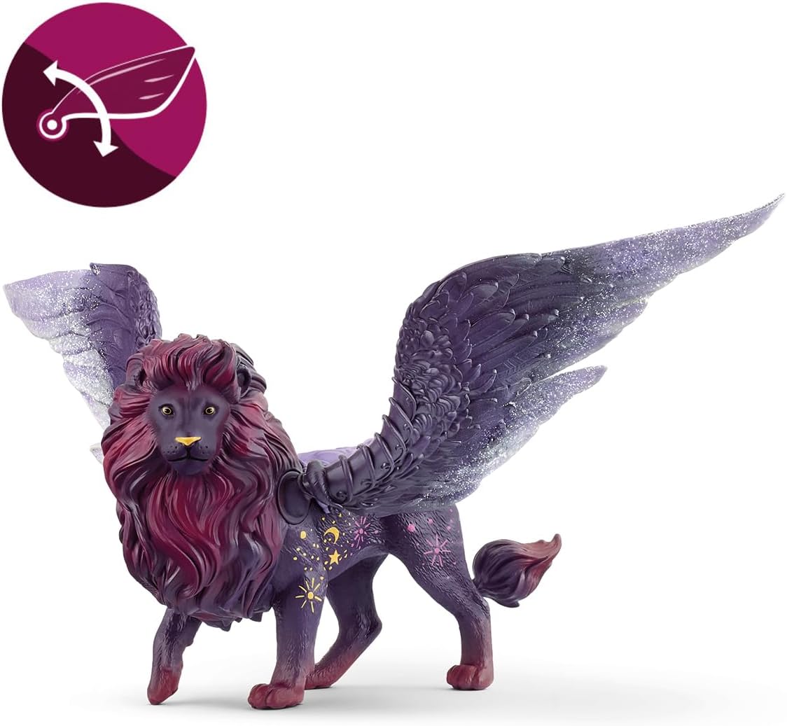 schleich BAYALA Maanleeuw, vanaf 5 jaar, 70837 - Speelfiguur, 28 x 14 x 13 cm