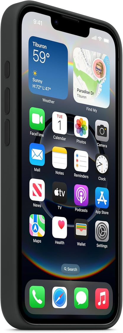 Iphone 16E Silicone Case – Black