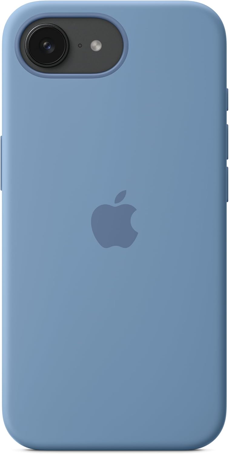 Iphone 16E Silicone Case – Winter Blue