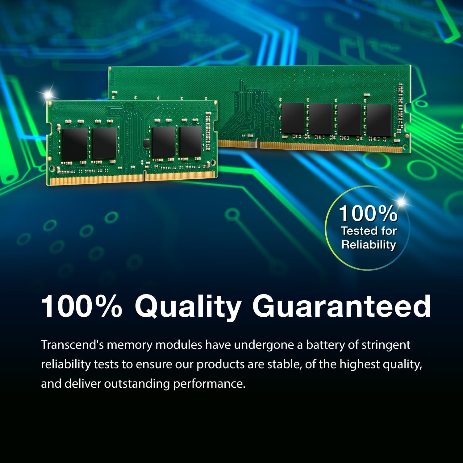 Transcend JM3200HLE-32GK KIT 16GBx2 DDR4 3200MHz U-DIMM 1Rx8 1.2V
