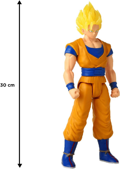 BANDAI Dragon Ball Limit Breaker Series Sparkling SS2 Goku 30 cm with Light and Sound of Battles, Based on the Video Game Dragon Ball Sparkling Zero, Model 38566