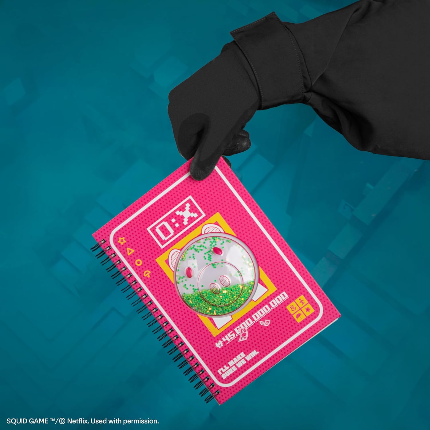 Cinereplicas Squid Game - Piggy Bank Hard Cover Notebook - 15.5 x 21 cm - Official License