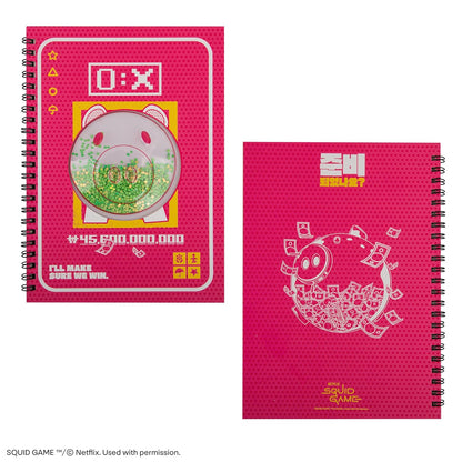 Cinereplicas Squid Game - Piggy Bank Hard Cover Notebook - 15.5 x 21 cm - Official License