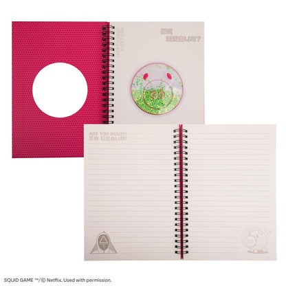 Cinereplicas Squid Game - Piggy Bank Hard Cover Notebook - 15.5 x 21 cm - Official License