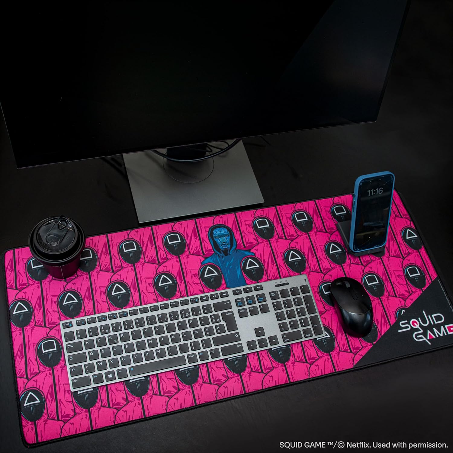 Cinereplicas Tv Series: Netflix Squid Game - Front Man And Guards Desk Mat (Cr2540)