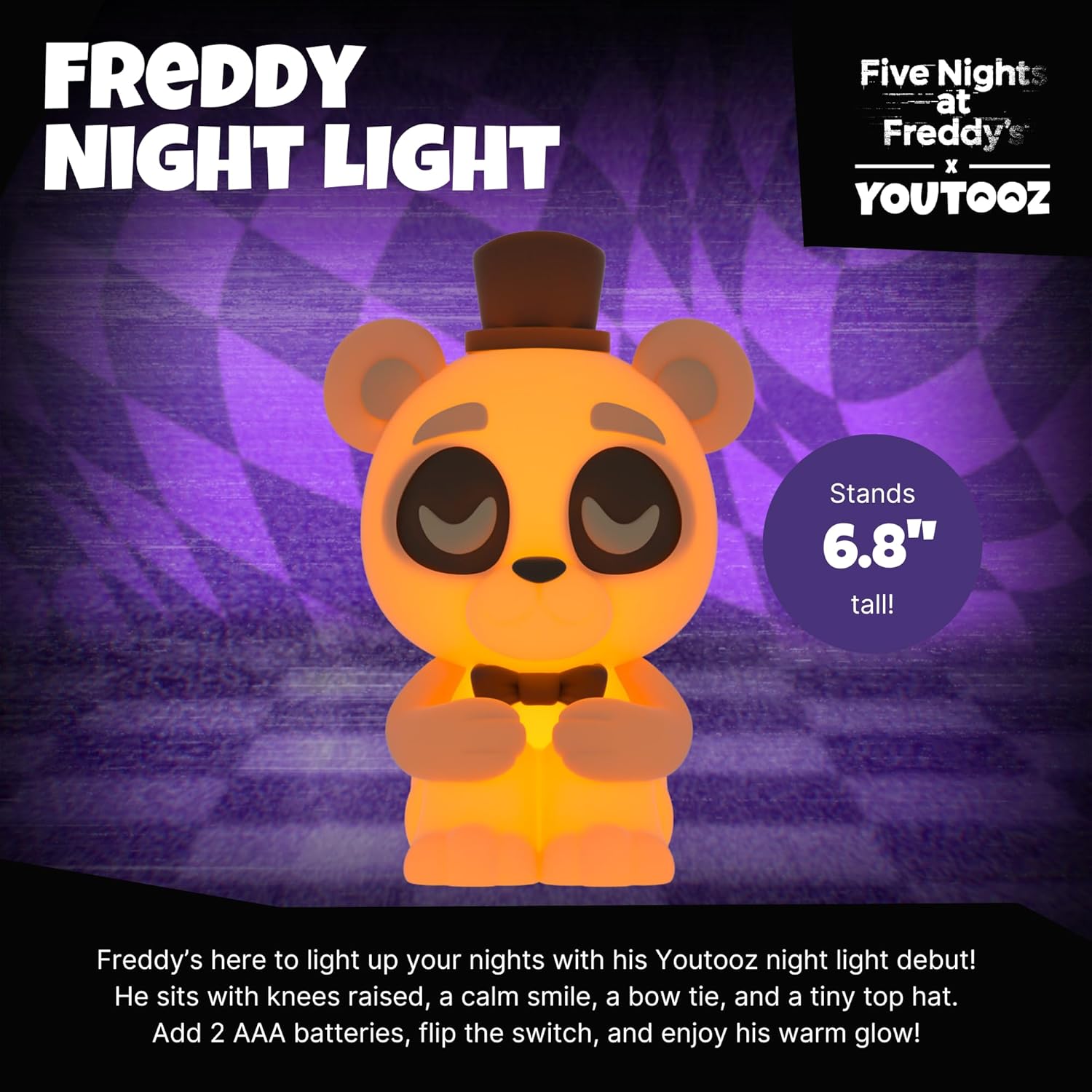 Five Nights at Freddys Nachtlicht Freddy 17 cm