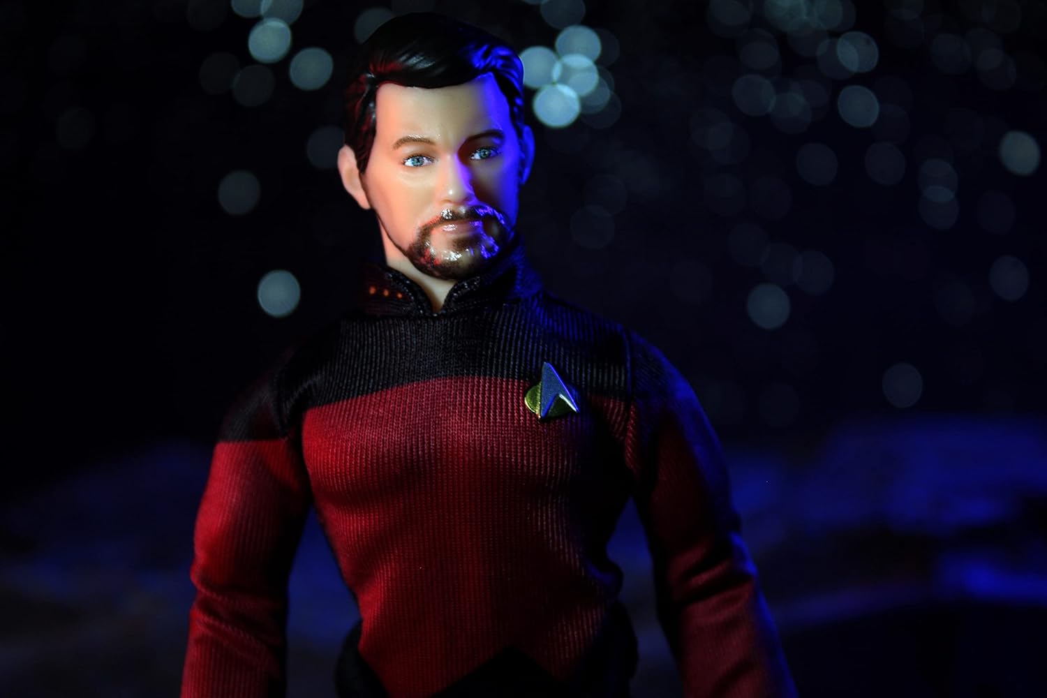 Mego Star Trek TNG Cmdr Will Riker Figure 20 cm