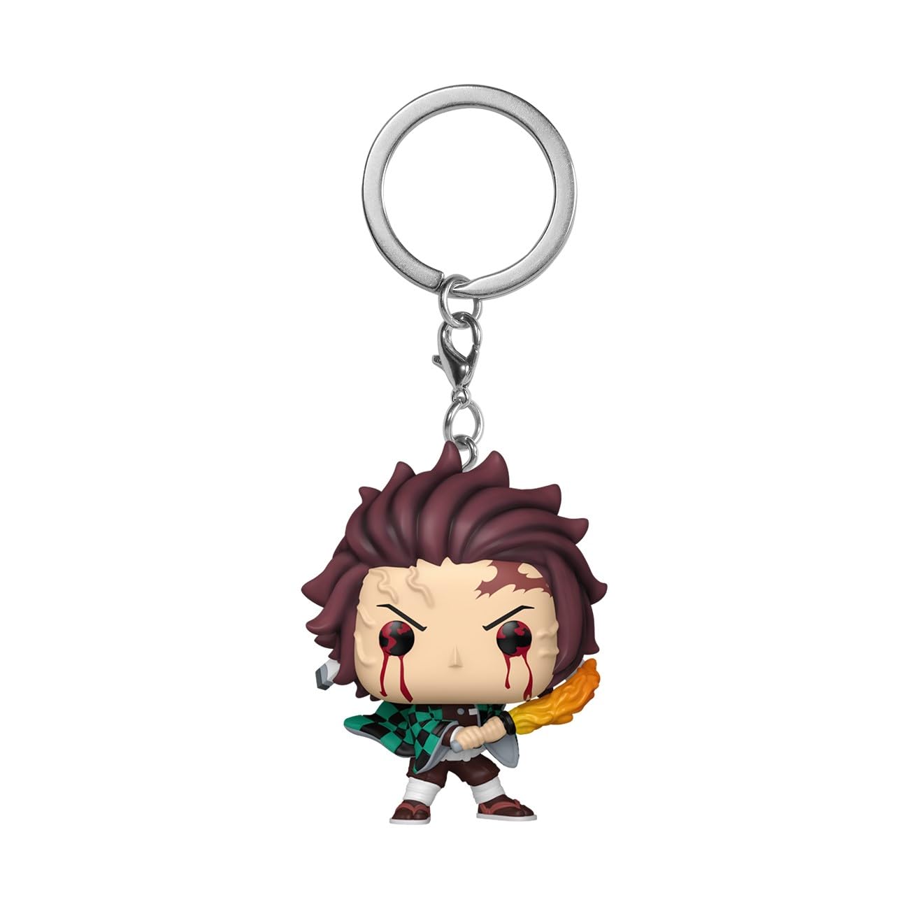 Demon Slayer: Funko Pop! Keychain - Tanjiro (Attack) (Portachiavi)