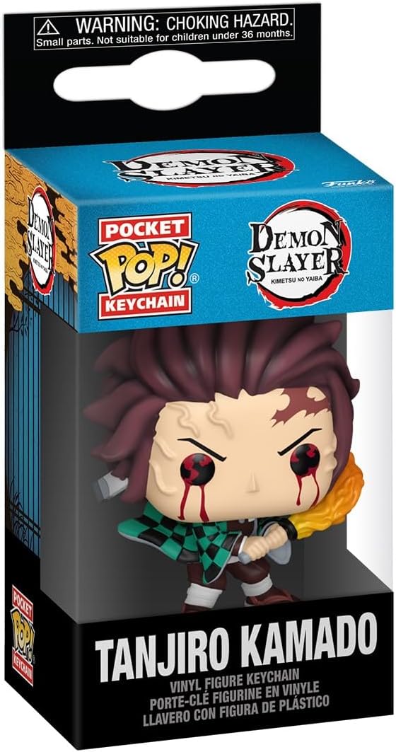 Demon Slayer: Funko Pop! Keychain - Tanjiro (Attack) (Portachiavi)