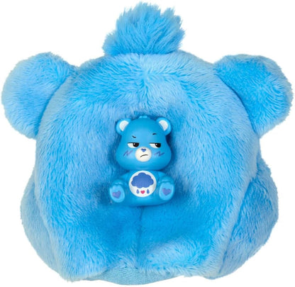 Barbie Cutie Reveal Care Bears Series Doll & Accessories Set with Grumpy Bear Plush Costume & 10 Surprises Including Color Change & Mini Bear, JCN96