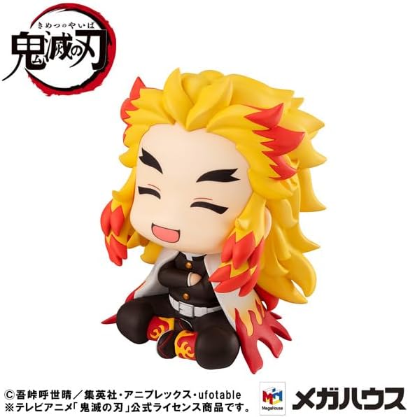Megahouse Banpresto, Lookup Rengoku Kyoujurou Smile Ver. Demon Slayer Kimetsu No Yaiba, 11 cm, MH841231, Mehrfarbig, Sammlerfigur, optimal für Anime-Fans