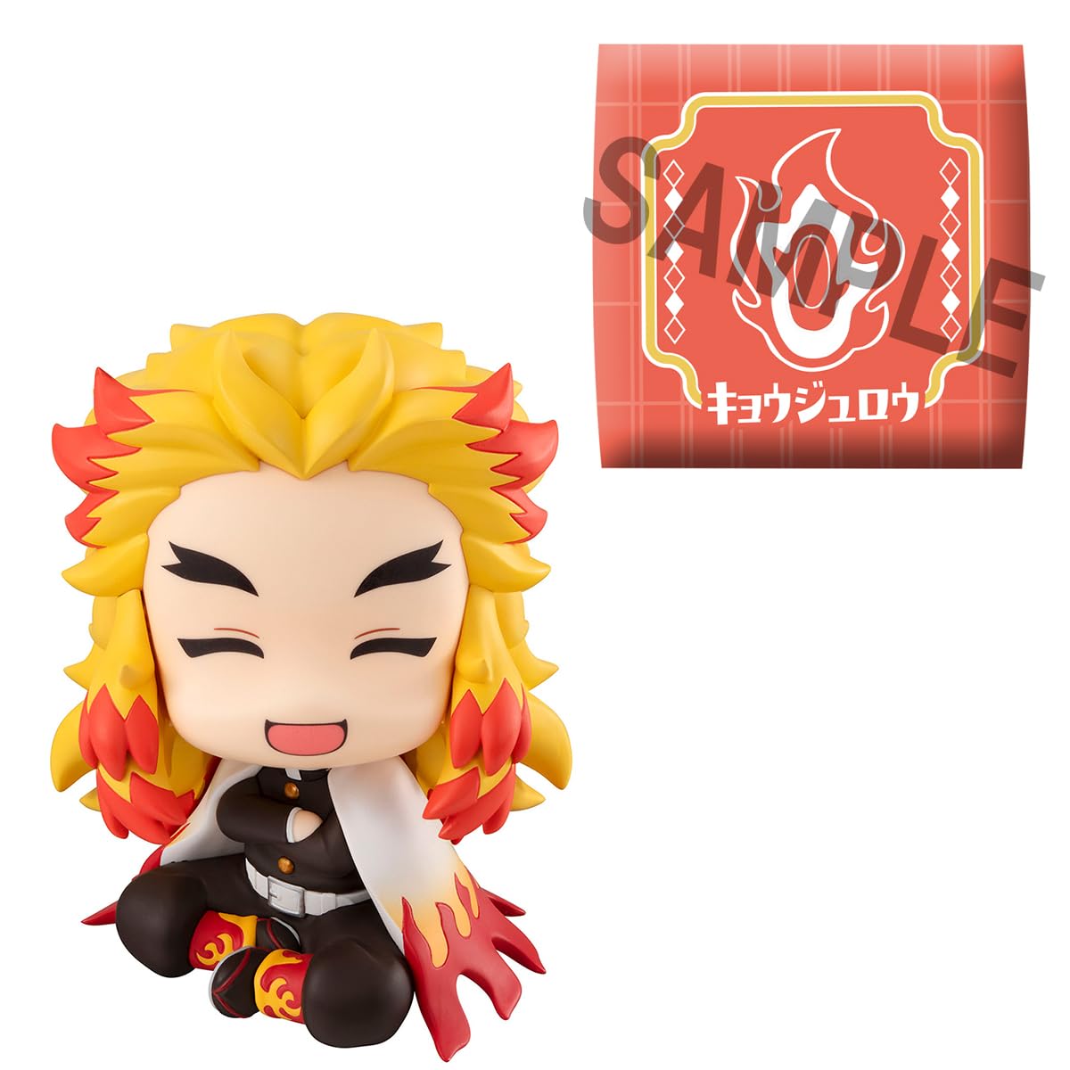 Megahouse, Lookup Rengoku Kyoujurou Smile Ver. Demon Slayer Kimetsu No Yaiba (mit Geschenk), 11 cm, MH841248, Mehrfarbig, Sammlerfigur, optimal für Anime-Fans