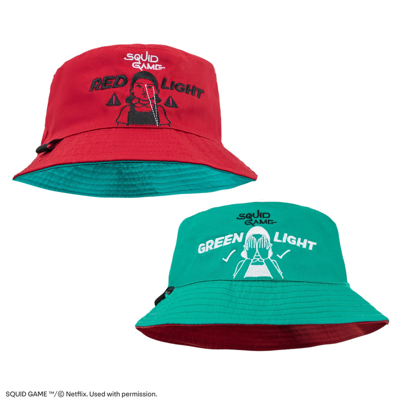 Squid Game Bucket Hat Red Light, Green Light