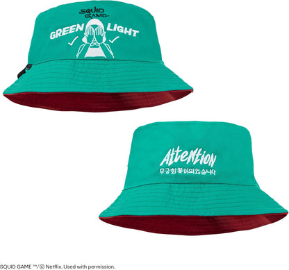 Squid Game Bucket Hat Red Light, Green Light
