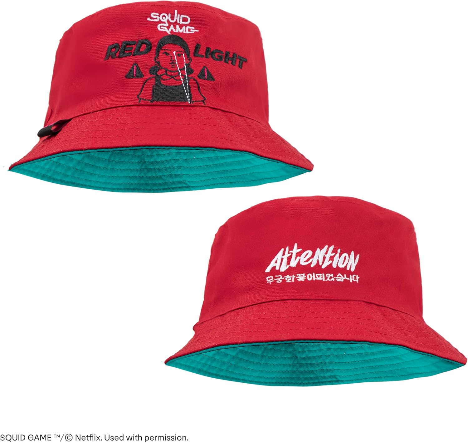 Squid Game Bucket Hat Red Light, Green Light