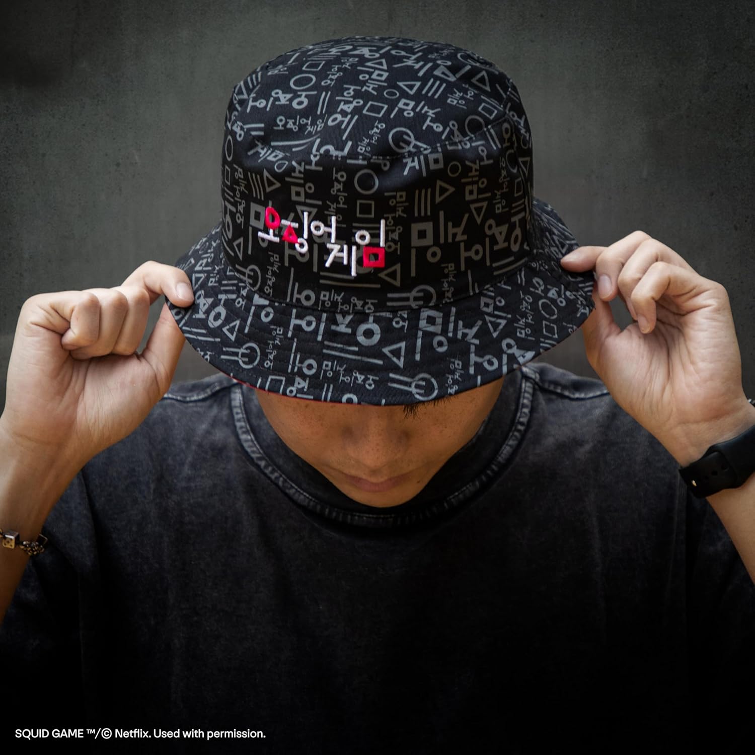 Cinereplicas Tv Series: Netflix Squid Game - Squid Game Cotton Bucket Hat (Cr2652)