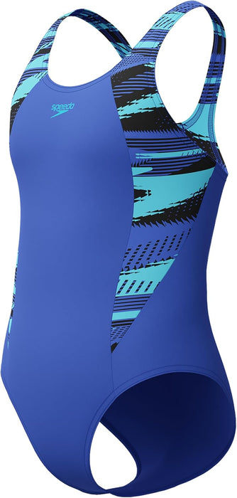 Speedo Girls Hyperboom Splice Muscleback One Piece Swimsuit Junior