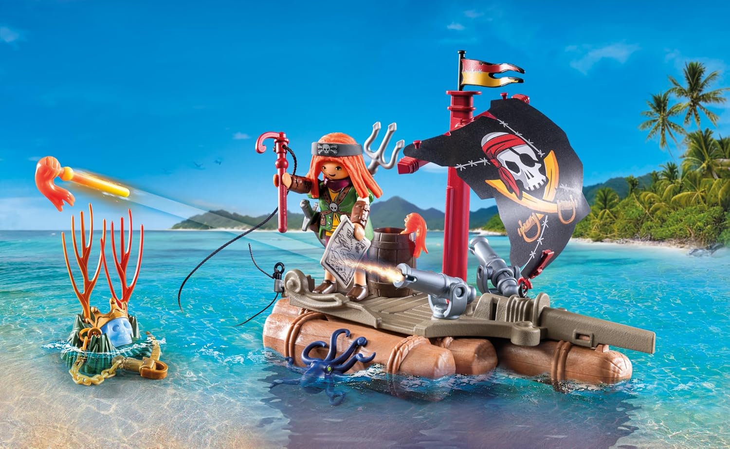 Playmobil - Pirate Raft With Treasure (71794)