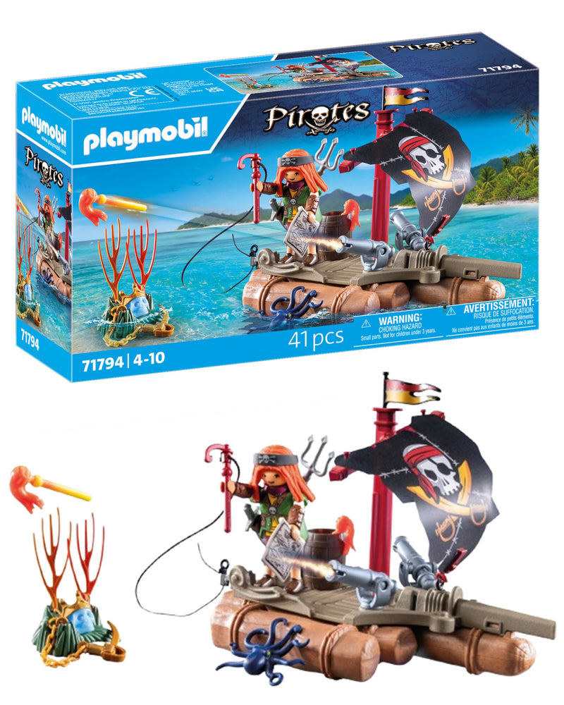 Playmobil - Pirate Raft With Treasure (71794)
