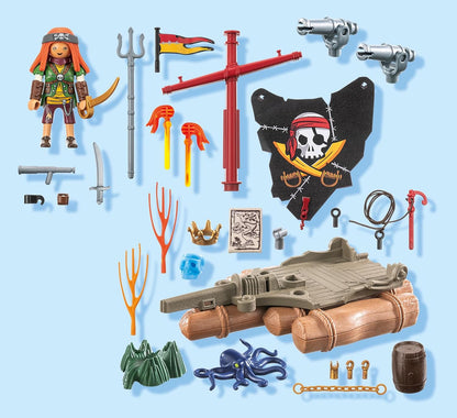 Playmobil - Pirate Raft With Treasure (71794)