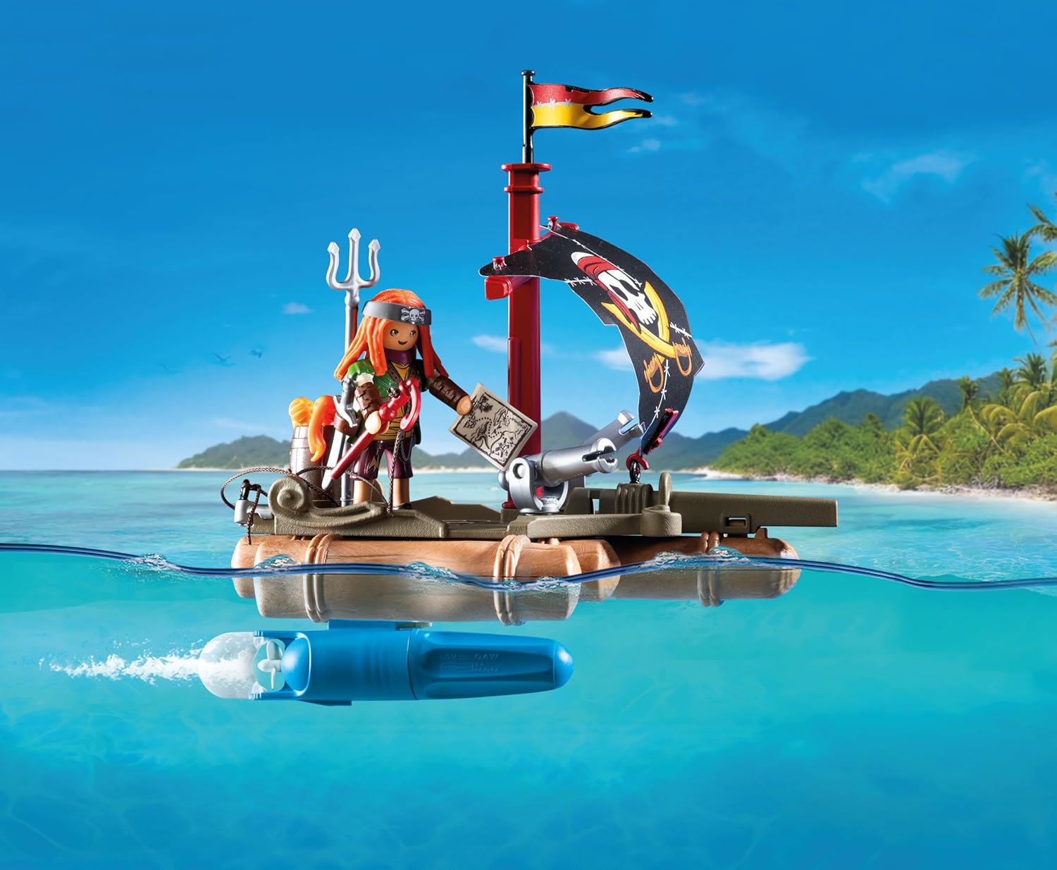 Playmobil - Pirate Raft With Treasure (71794)