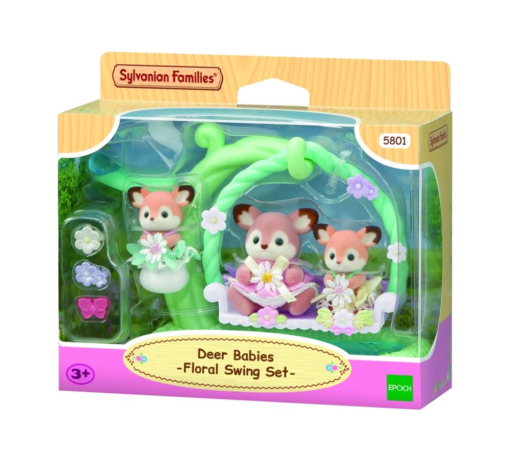 Sylvanian Families 5801 Bebè hert bloemenschommel