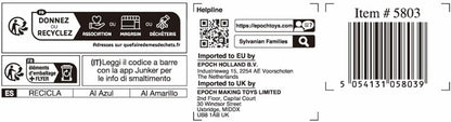 Sylvanian Families 5803 Seeotter Familie, Tierfiguren, Meerestiere, Spielzeug für Kinder ab 3 Jahren