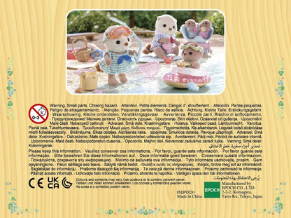 Sylvanian Families 5804 Seeotter Schnorchel Spielset, Set mit Tierfigur, Meerestiere, Spielzeug für Kinder ab 3 Jahren