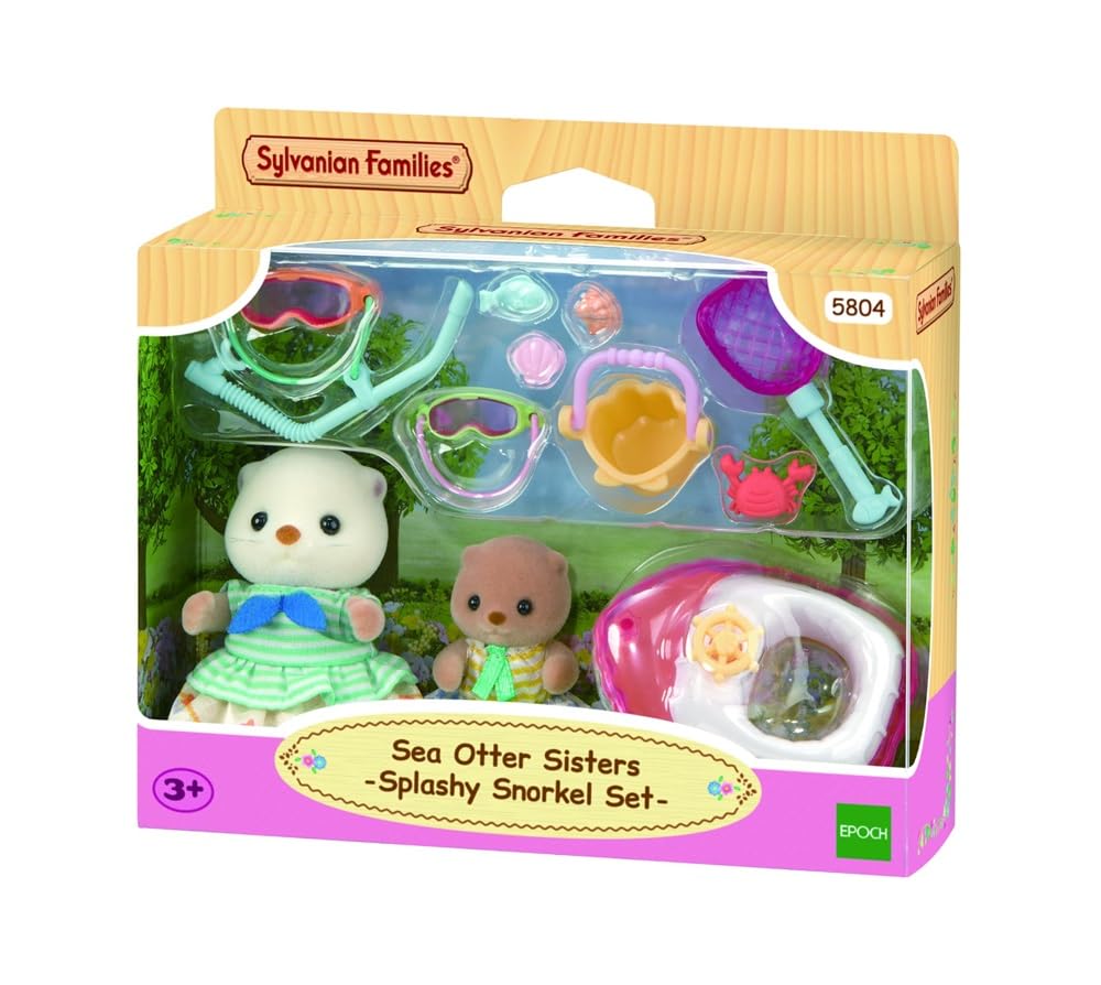 Sylvanian Families - Sea Otter Sisters - Splashy Snorkel Set (5804)