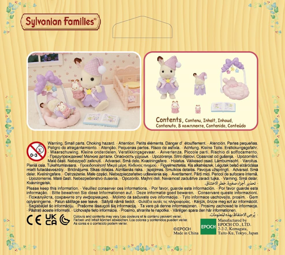 Sylvanian Families 5806 Schokoladenhasen Träumsüß Set, Spielset mit Tierfigur, Mit süßen Mäusefiguren, Spielzeug für Kinder ab 3 Jahren