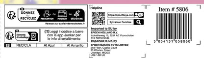 Sylvanian Families 5806 Schokoladenhasen Träumsüß Set, Spielset mit Tierfigur, Mit süßen Mäusefiguren, Spielzeug für Kinder ab 3 Jahren