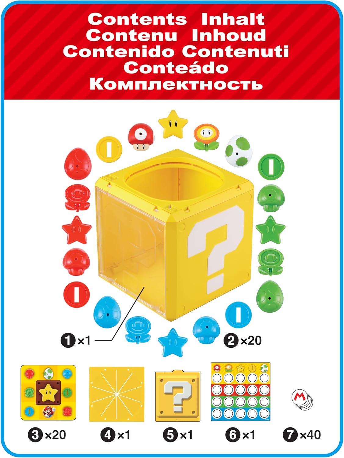 EPOCH Games Super Mario 7556 Question Block Game