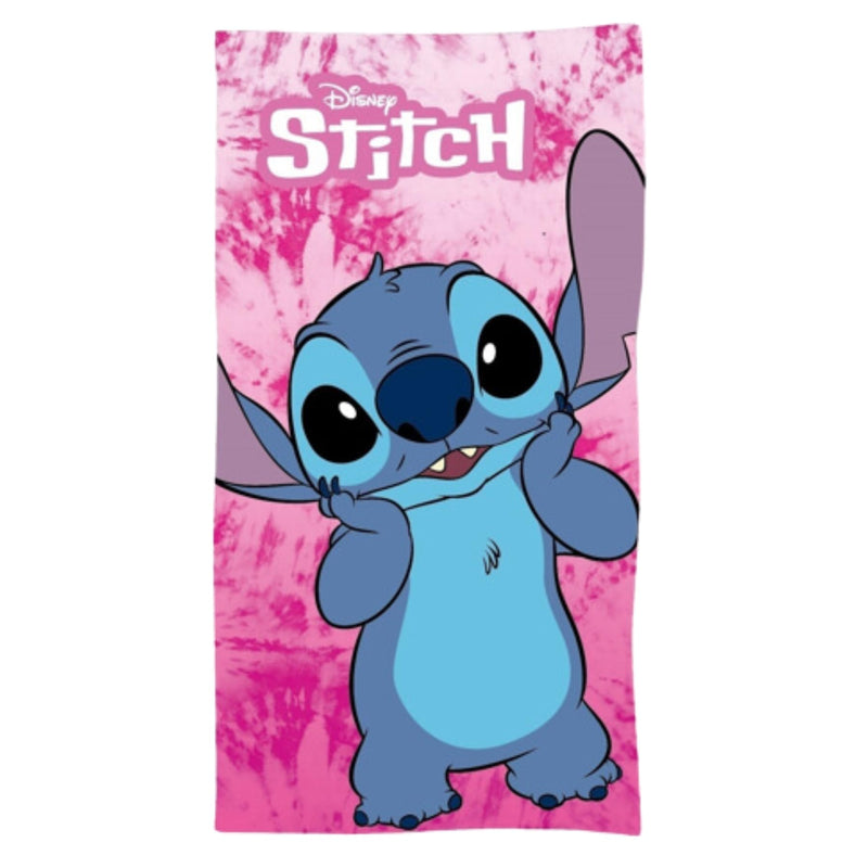 Disney - Stitch - Pink Surf Bath Towel